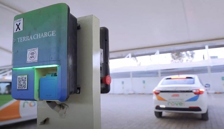 Terra Charge and Prisum Rove Cabs join to set up station with 71 chargers in Gha ..